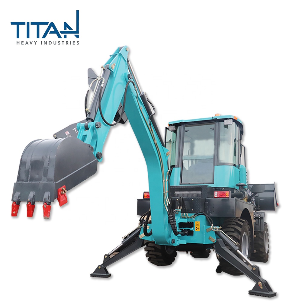 China titan 2500kg backhoe construction multi work wheel loader for sale