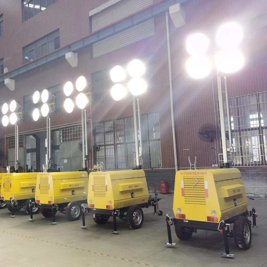 9M Manual High Mast construction Mobile Light Tower RPLT6000 1 buyer