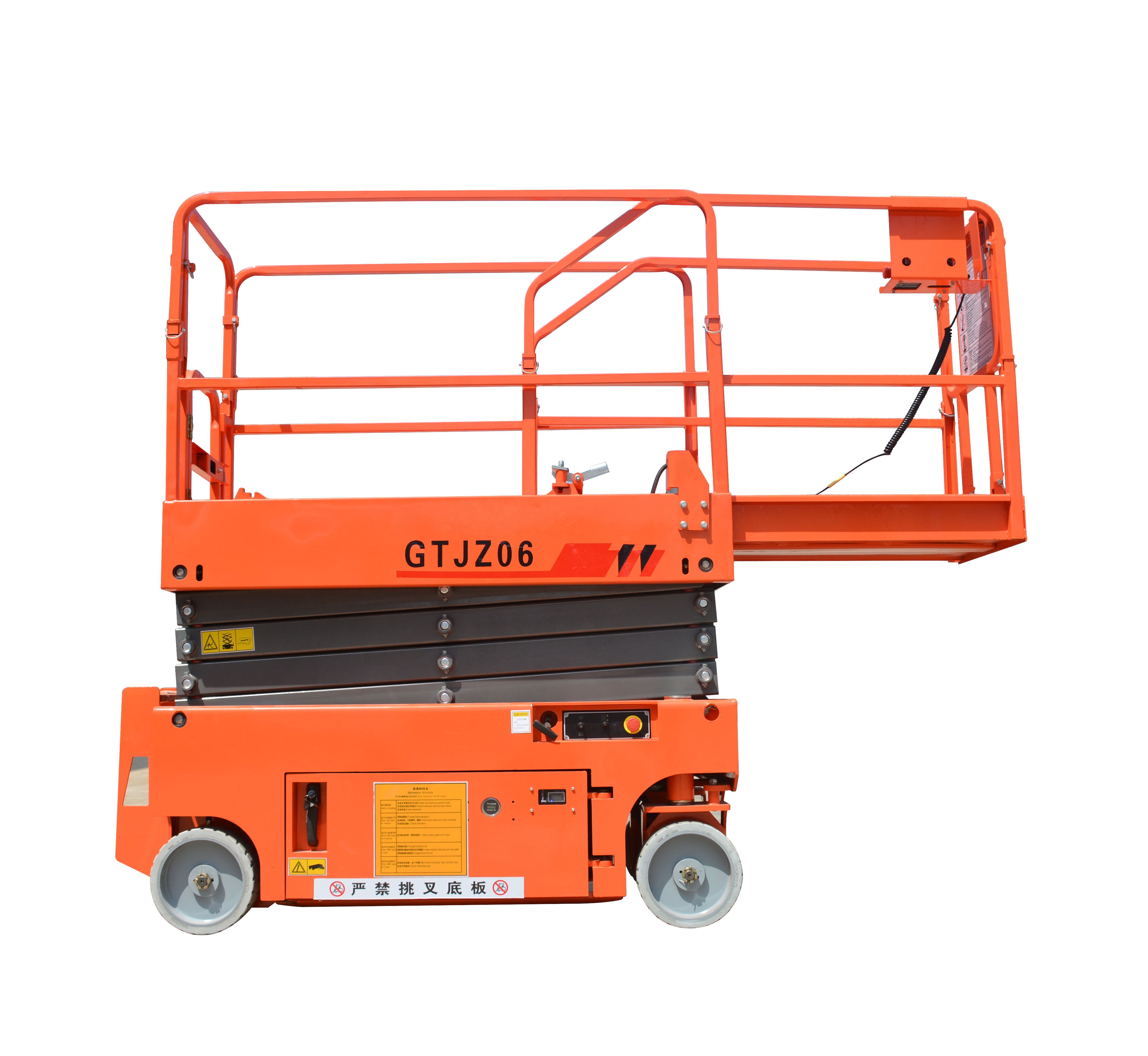 China QIYUN CE ISO self-propelled scissors lift architected small scissor lift small rough terrain scissor lift