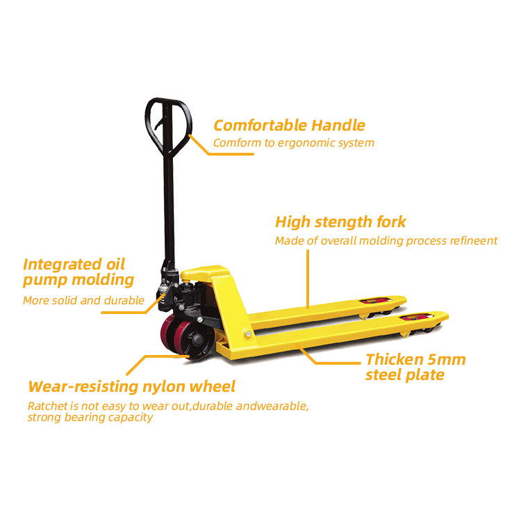 mingfeng Hand Hydraulic Pallet jack Truck weliftrich china manual hand mini forklift prices