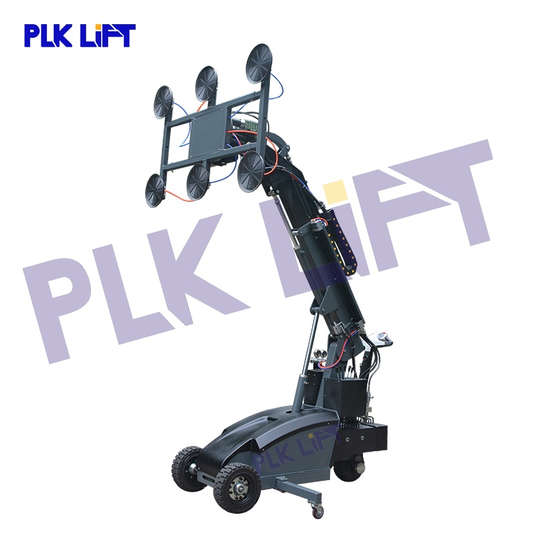 China PLK Panel Lifting Devices Vacuum Glass Lift Robot Machine
