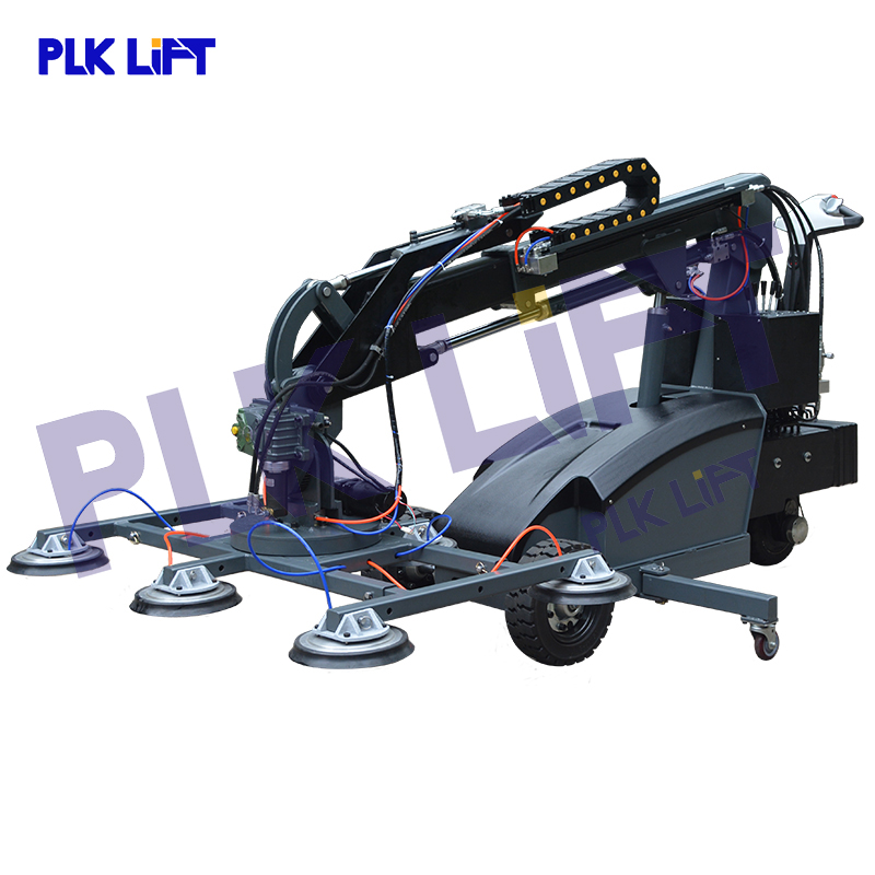 China PLK Panel Lifting Devices Vacuum Glass Lift Robot Machine