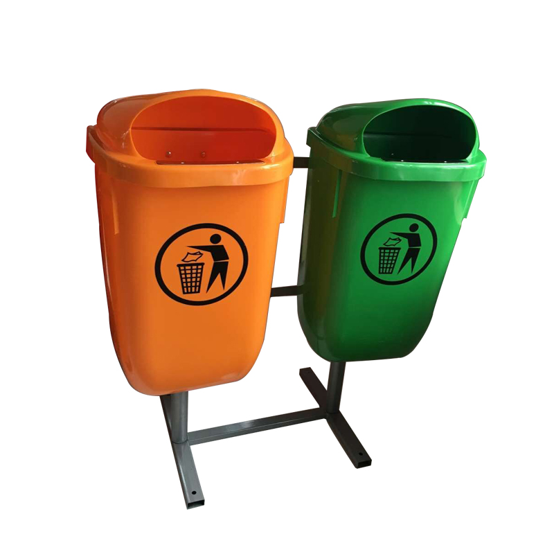 Standard size industrial 50L twins hdpe garbage waste bin prices
