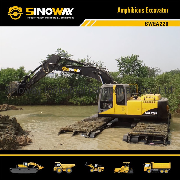 Factory supply SWEA220 Amphibious buggy excavator