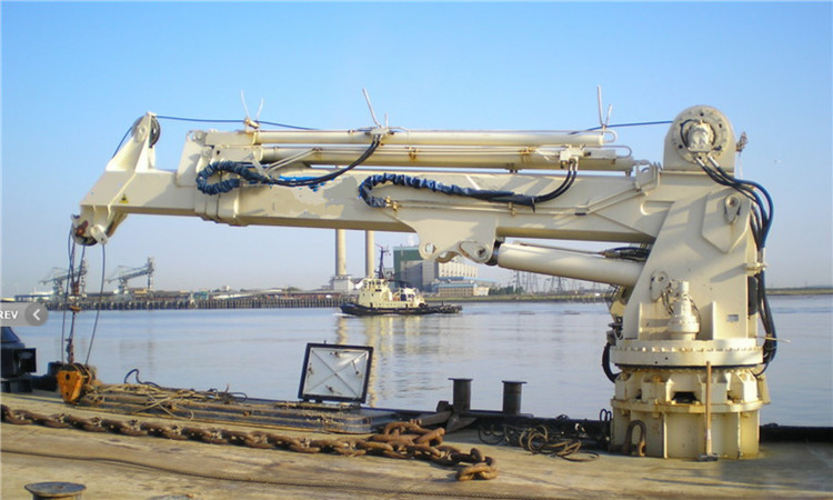 made in China High standards Telescopic knuckle Boom port crane